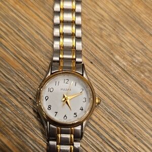 Pulsar Women's Two-Tone Silver and Gold Watch